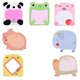 thumbnail image 1 of Bloc de notas con dibujos animados para la escuela, la oficina y regalos para niños, perfecto para rellenar bolsas de fiesta, adorables notas adhesivas de animales, paquete de 21, 1 of 5