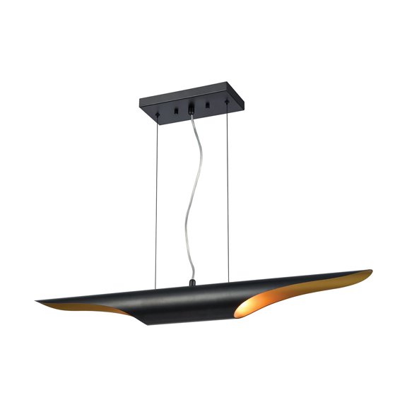 Dimond Lighting 1140-060 35.5" Matte Black 2-Light Modern Pendant Fixture