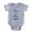 Heather Grey, variant on CafePress - FIN Love At First - Cute Infant Baby Football Bodysuit