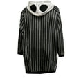 thumbnail image 2 of MJC Womens Nightmare Before Christmas Skellington Minky Soft Oversized Hoodie (X-Small/Small), 2 of 2