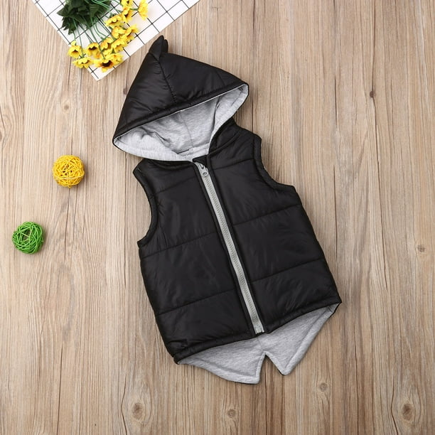 Hoodie sleeveless clearance jacket