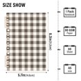 thumbnail image 3 of Haosy Neautral Gingham Pattern Notebooks 2 Pcs 1-subject Journal 60 Sheets A5 College Ruled Paper Detachable Ring 8.3"x5.7", 3 of 8