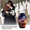 thumbnail image 3 of Sunset Truck Cremation Urn, Burial Urns For Human Ashes, Urns For Human Ashes Adult Man, Decorative American Truck Memorial Funeral Urn For Men & Women , (Size, 10 Inch, 1 Pc), 3 of 5