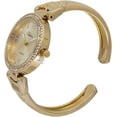 thumbnail image 3 of Blekon Original Mother of Pearl Cuff Bracelet Watch for Women with 31mm case Japanese Quartz Movement Metal hinged Bangle Style Cuff Wrist Watch for Ladies, 3 of 5