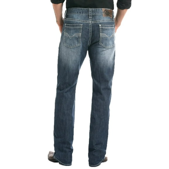 Rock & Roll Denim Men's And Reflex Double Barrel Straight Leg Jeans Blue 30W x 32L  US