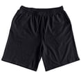 thumbnail image 5 of Mgmyaa Men's Running Shorts Solid Elastic Waist Drawstring Summer Beach Vocation Shorts Gym Workout Short Pants, 5 of 5