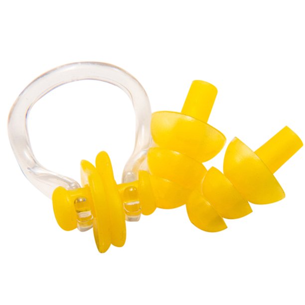 Unisex Silicone Nose Clip Ear Plugs Set Kids Adult Water Sea Swimming