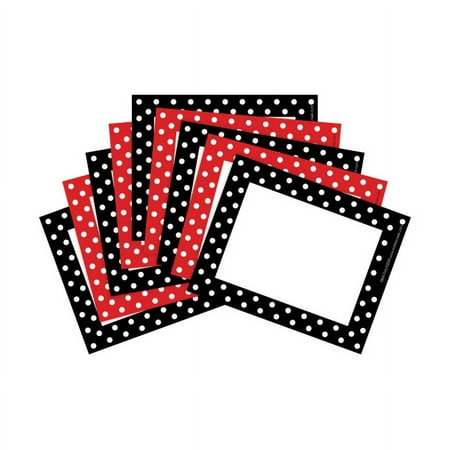Barker Creek Name Tags ̶ Dots ̶ Set of 90 (2 Designs)
