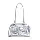thumbnail image 2 of Bolso de hombro de piel sintética para mujer, moderno, para fiestas y exteriores. Plata, 2 of 9