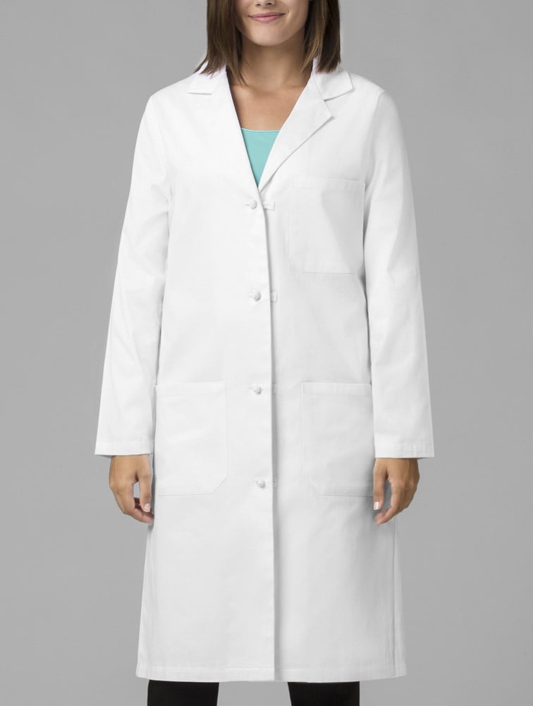 WonderWink Women's Knot Button Coat Lab Coat