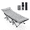 Gray, variant on Folding Camping Cot for Adults, 74" L x 28" W x 14" H Heavy Duty Outdoor Bed with Carry Bag,1200 D Layer Oxford Travel Camp, Red