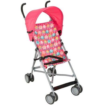 Cosco Umbrella Stroller with Canopy, Elephant (Best Umbrella Stroller For Toddler)