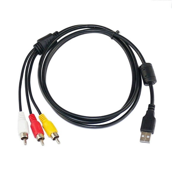 USBEST(R) USB Mâle A à 3 RCA AV A/V Câble de Cordon Adaptateur pour Vizio TV & Vidéo