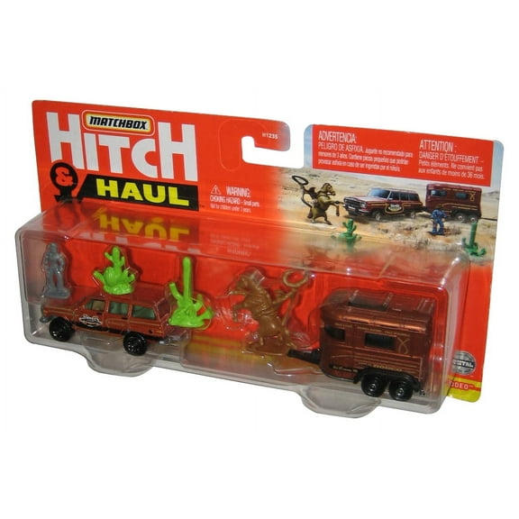 Matchbox 1988 Jeep Wagoneer & MBX Rodeo (2021) Pony Trailer Rodeo Toy Set 6/8