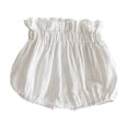 thumbnail image 4 of TBWNWG Breathable Girls Summer Shorts Soft Pants Elastic Waist Easy Change Toddler Casual Wear,Sizes 12-18 Months, 4 of 4