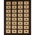 thumbnail image 1 of Ahgly Company Indoor Rectangle Abstract Black Brown Abstract Area Rugs, 8' x 10', 1 of 6