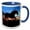 Blue/White, variant on 3drose, Painted Pony Is a Horse Running at Twilight in a Dreamy Effect, 15oz Mug