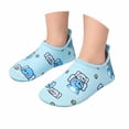 thumbnail image 2 of FUZHIQ Kids Boys Girls Low Cut Water Shoes Barefoot Aqua Socks Non- Quick Dry Stretchable Beach Pool Swim Toddler Sports Shoes,8-8.5 Years, 2 of 7