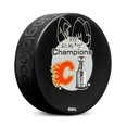 thumbnail image 1 of Theo Fleury Signed Calgary Flames 1989 Stanley Cup Puck, 1 of 2