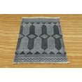 thumbnail image 3 of Casavani Black Cotton Block Printed Dhurrie Bohemian Bedroom Carpets Outdoor Rug 5x8 feet, 3 of 5