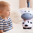 thumbnail image 3 of Hucha De Buey Irrompible, Hucha De Dinero De Vaca De Plástico, Hucha Para Niñas Y Niños, Regalos Para Cumpleaños, Vacaciones De Pascua sonducket FN007445-01, 3 of 6