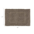 thumbnail image 3 of Jean Pierre New York Sophie Border 100% Cotton Bath Mat - Non-Slip Bath Rug - Brown Cappuccino - 17" x 24", 3 of 8