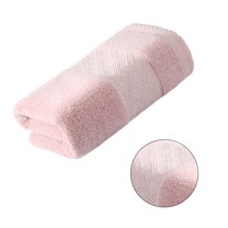 AUQ Wash Gags for Body,Dense Cotton Yarn Weave Wash Rags for Body,Smooth Even Stitched Surface Hand Towel,Pink,29.53*13.78*0.39in