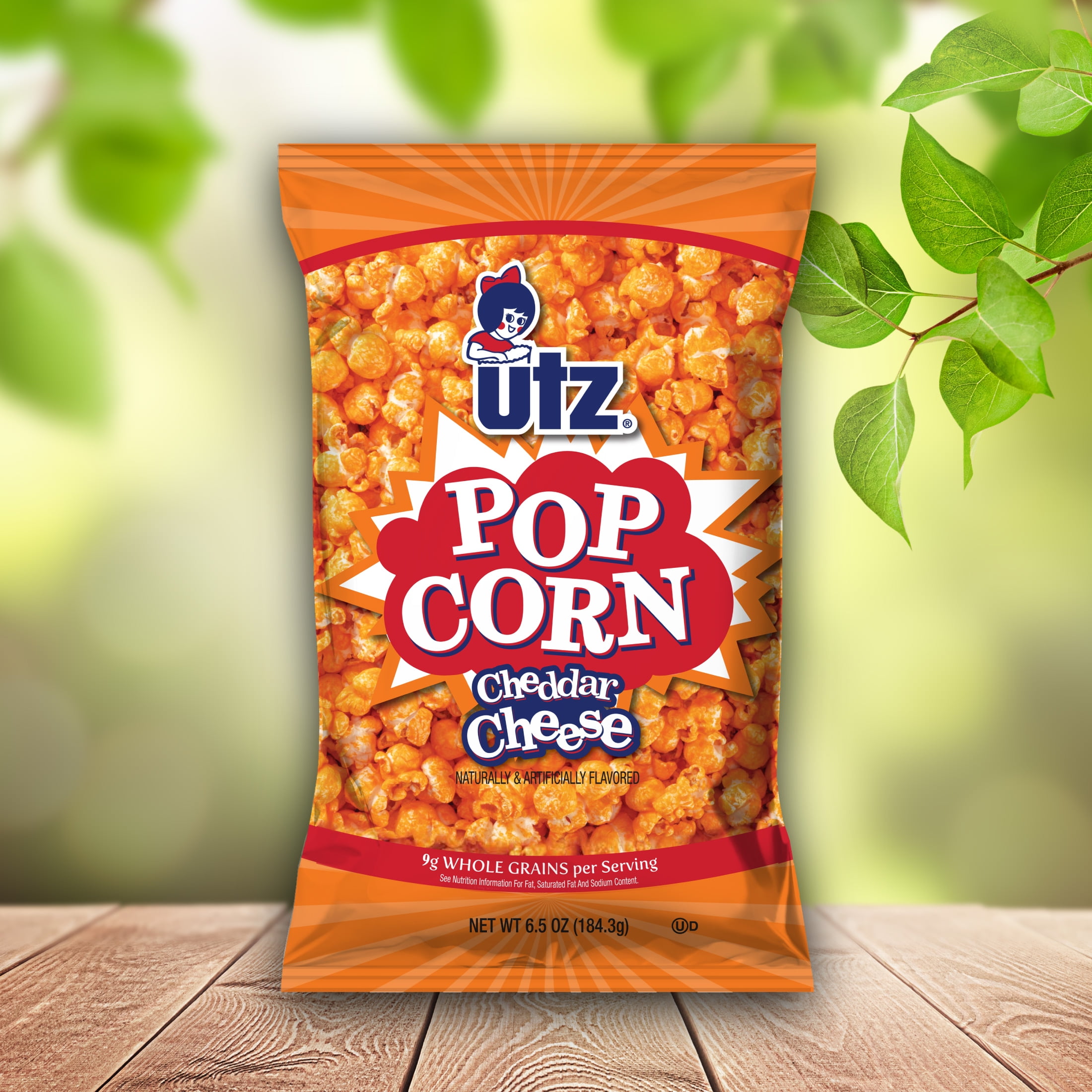 6.5 oz Utz Cheddar Cheese Popcorn