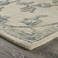 thumbnail image 3 of 7â€™ x 9' Beige and Blue Filigree Area Rug, 3 of 5