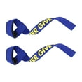 thumbnail image 3 of LOVIVER 2Pcs Weight Lifting Straps Wrist Straps for Weightlifting Hand Grip Antislip Gym Blue, 3 of 8