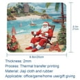 thumbnail image 5 of Santa Claus 8.3x9.8 Inch Square Non-Slip Rubber Bottom Printed Mouse Pad, Desk Pad for Office and Gaming, 5 of 6