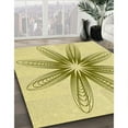 thumbnail image 2 of Ahgly Company Indoor Rectangle Patterned Sun Yellow Area Rugs, 8' x 10', 2 of 6