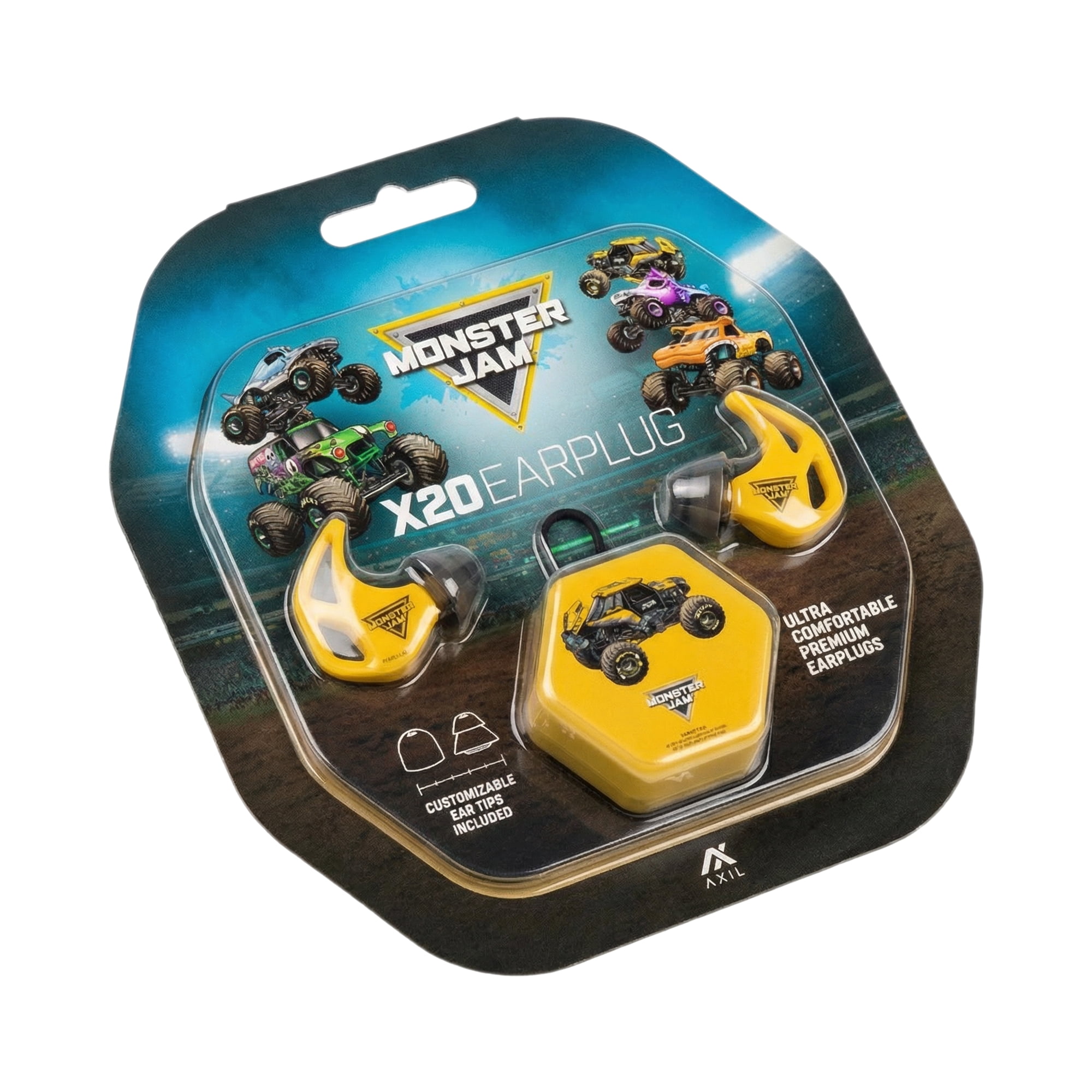 Axil Monster Jam X20 Digatron Kids Hearing Protection with Carrying Case