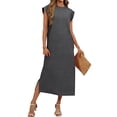 thumbnail image 7 of Spring Maxi Dresses for Women 2026 Sleeveless Crewneck Dress Loose Fit Casual Sundress Classic Dressy Outfits Elegant Trendy Jumpsuit Summer Beach Dresses for Women, 7 of 7