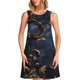 thumbnail image 1 of Disketp Elegant Gold Scrollwork para Vestido sin Mangas para Mujeres, Vestidos de Verano para Mujeres, Casual y Holgado para la Playa, 1 of 7
