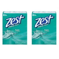 Zest Aqua Bath Bar - 4 Oz, 8 Ea, 2 Pack