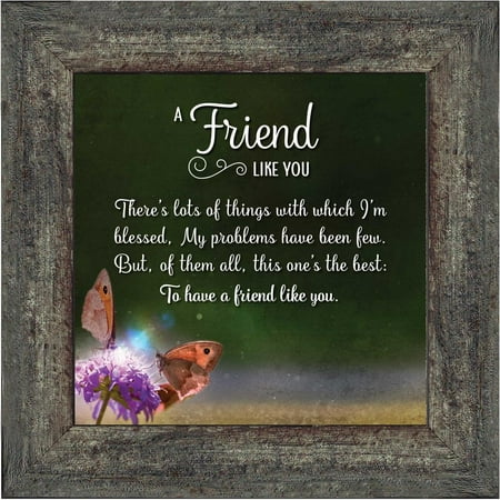 A Friend Like You, Friendship Gifts, Picture Frame for Best Friend, 10x10 (Best Way To Share Photos Privately)