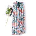 thumbnail image 4 of Pijamas de seda de algodón, pantalones, pantalones anchos de malla fina de algodón artificial de verano para mujer, pantalones holgados de aire acondicionado para el hogar de primavera y otoño, 4 of 5