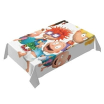 Rugrats Themed Square Tablecloth 54 * 72 Inches Durable Stylish