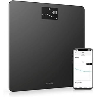 Withings Body+ - Digital Wi-Fi Smart Bathroom Scale in Black, 398