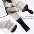 thumbnail image 2 of Hair Pick Comb,Afro Comb Metal Pick Combs Afro Styling Comb for Detangling & Lift Curly Hair, Thick Hair, Wig Braid, Beards, Afros Hair(Black)( 2 Pcs), 2 of 5