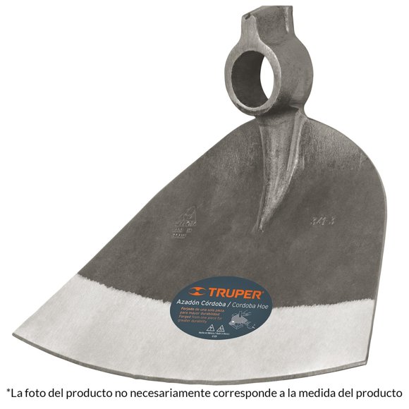 Azadón Córdoba Truper # 2 Sin Mango 10'
