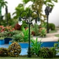thumbnail image 2 of 2 Pcs Landscape Garden Lamps Model Post Lanterns Street Light Child Green, 2 of 8