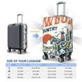 thumbnail image 6 of Balery Luggage Cover Cowboy Rising Horse Print Suitcase Covers for Luggage Elastic Washable Suitcase Protector Fits 18-32 Inch Luggage-X-Large, 6 of 9