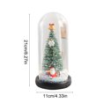 thumbnail image 3 of Sokhug Christmas Tree Desktop Led Lamp with Glass Cover Battery Powered Night Light for Home Party Bar and Store Decor Unique Holiday Atmosphere Decoration Design, 3 of 7