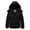 Black, variant on KVE Girl's Hooded Warm Winter Coat Quilted Thicken Puffer Jacket with Removable Hood Light Pink 14-16