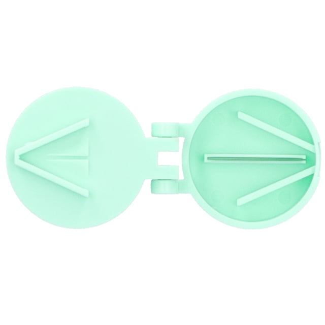 Boîte de Rangement pour Médicaments, Coupe-Pilules, Lame en Acier Inoxydable pour Homme Femme Voyage Vert