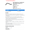 thumbnail image 2 of Upper Radiator Hose - Compatible with 2014 - 2016 Kia Sportage 2.4L 4-Cylinder GAS 2015, 2 of 2