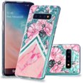 thumbnail image 1 of for Galaxy S10 Plus Marble Case Clear TPU Flower Floral Pattern Clear Design Case for Samsung Galaxy S10 Plus Case Transparent Ultra Thin TPU Shockproof Case for Galaxy S10 Plus Marble, 1 of 7