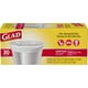 thumbnail image 1 of Bolsas de basura pequeñas Glad, 4 galones, blancas, 30 unidades, 1 of 7
